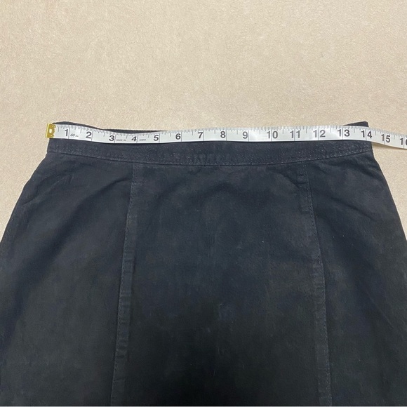 Daniel Marcus Suede Leather Pencil Skirt Size 12 - Picture 9 of 14